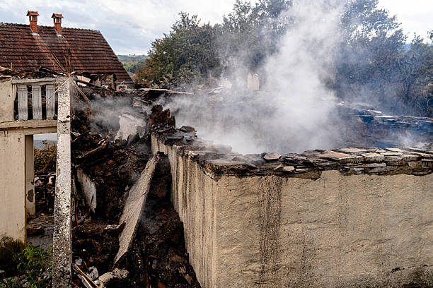 Professional Soot Cleanup technician working in Montrose, MN